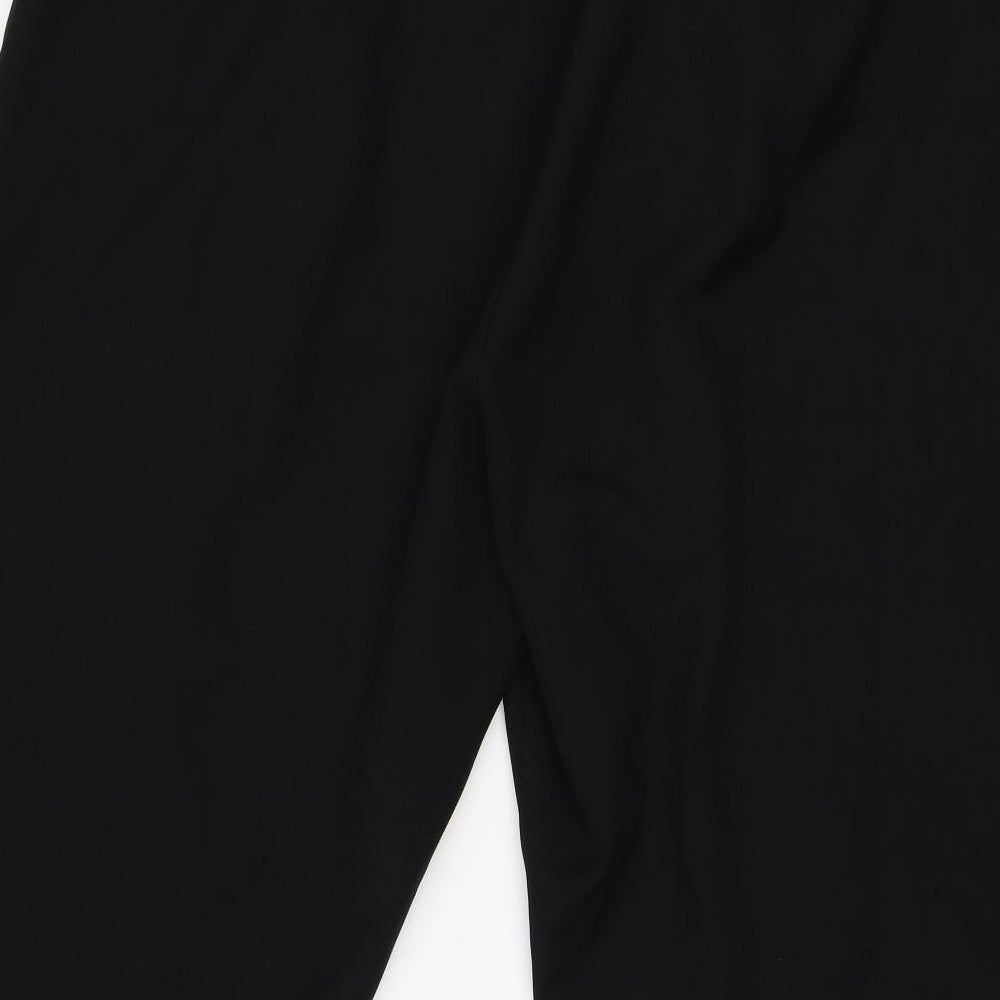 BM Collection Womens Black Trousers Size 22 L21 in