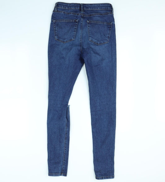 Miss Denim Womens Blue Skinny Jeans Size 10 L30 in