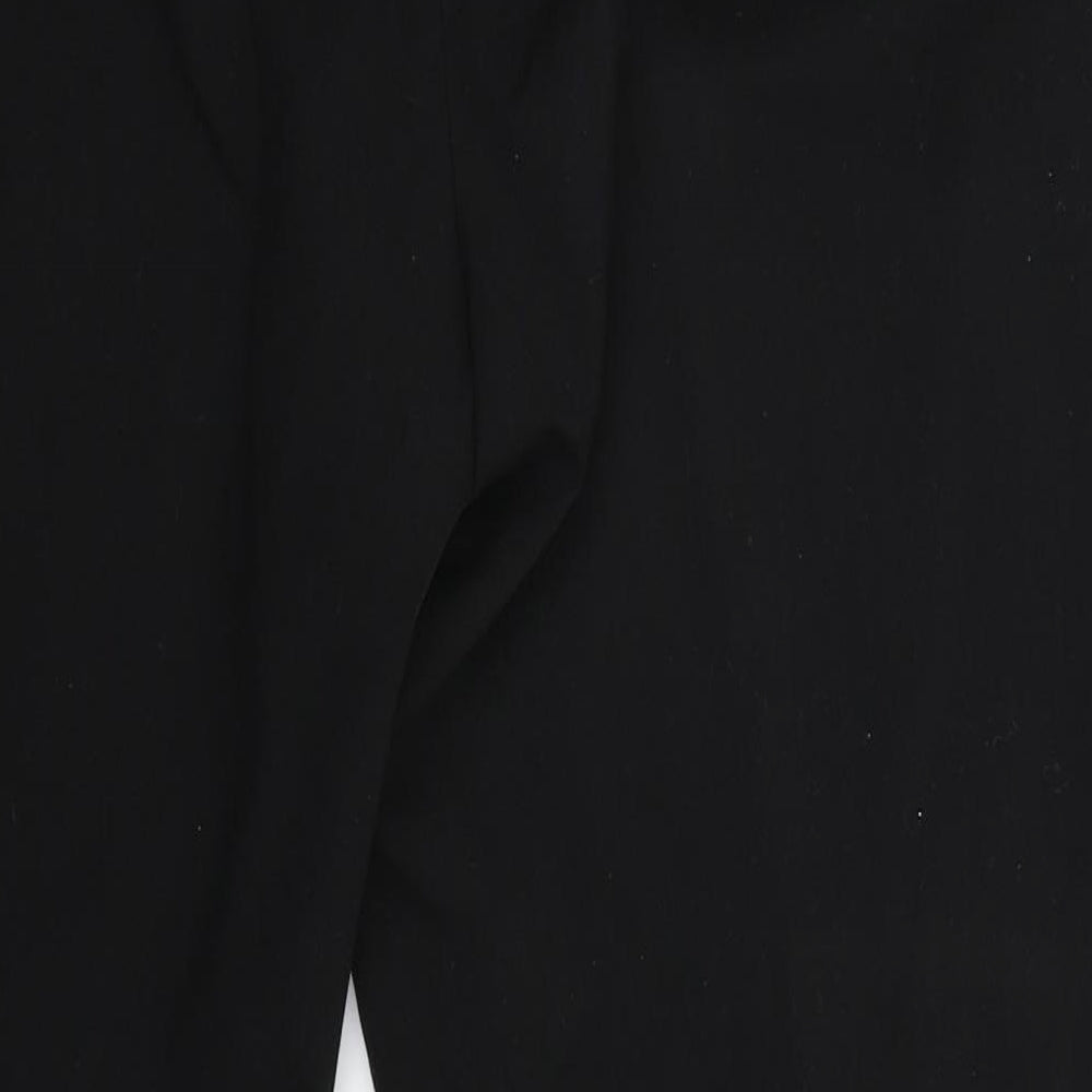 BHS Womens Black Trousers Size 14 L28 in