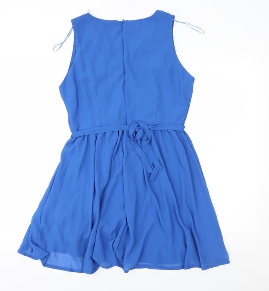 Select Womens Blue Fit & Flare Size 10