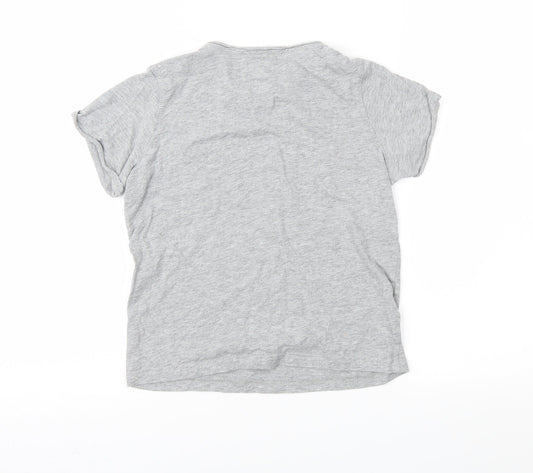 Milkshake Boys Grey Jersey Basic T-Shirt Size 6 Years