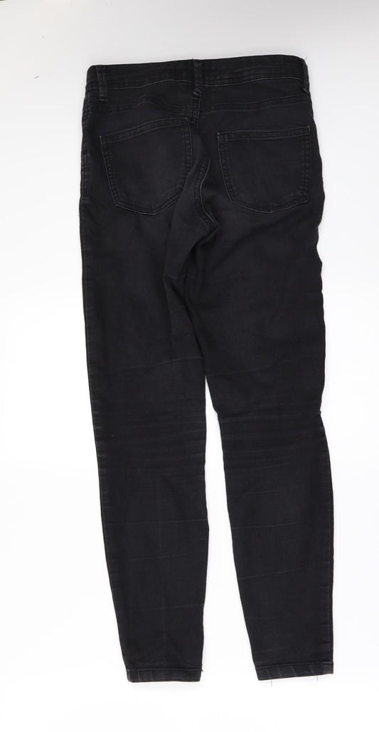 Denim & Co. Womens Black Denim Skinny Jeans Size 6 L26 in