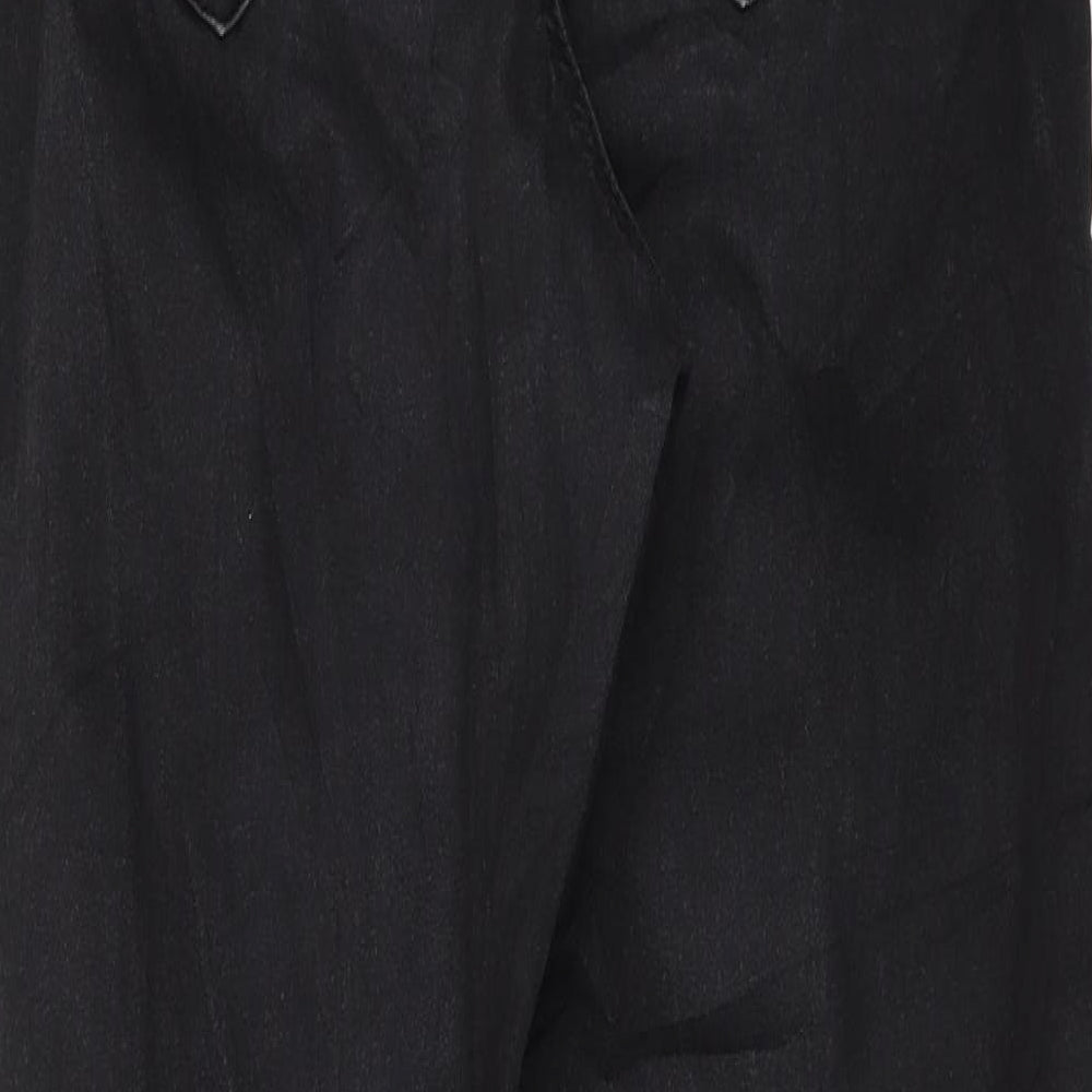 Preworn Womens Black Denim Skinny Jeans Size 28 in L26 in