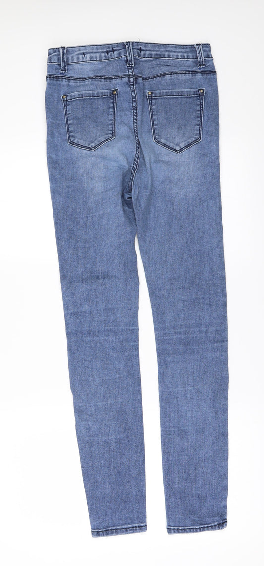 R.DISPLAY JEANS Womens Blue Denim Skinny Jeans Size 32 in L29 in