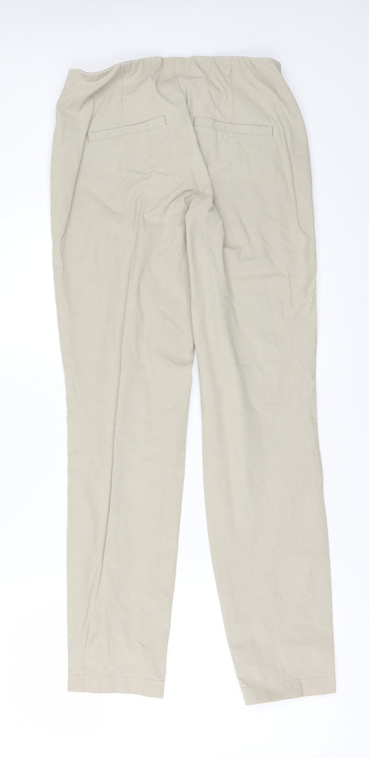 Cambio Womens Beige Chino Trousers Size 32 in L28 in