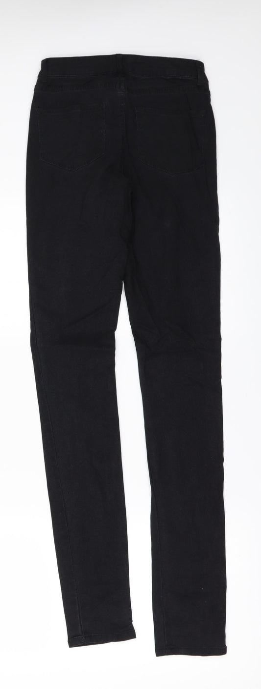 Pieces Womens Black Denim Skinny Jeans Size 30 in L30 in