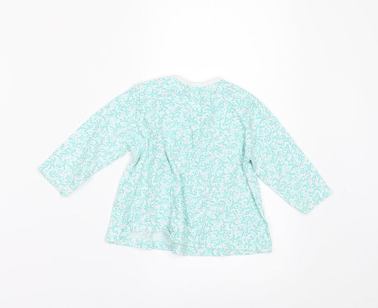 NEXT Girls Green Floral A-Line Size 3-6 Months