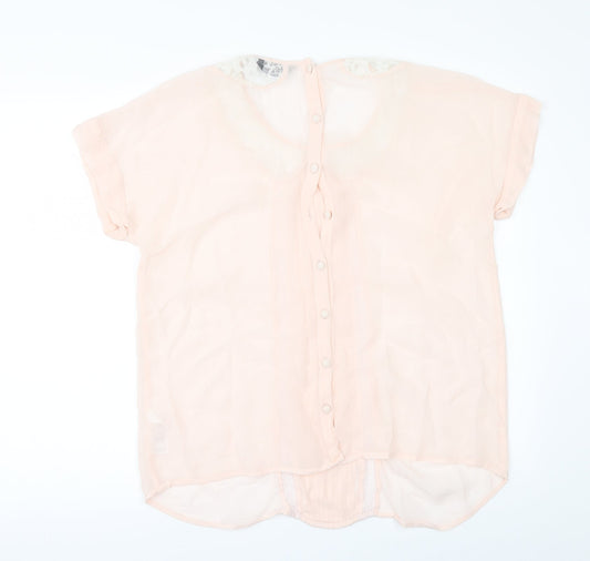 Dorothy Perkins Womens Orange Tunic Blouse Size 12