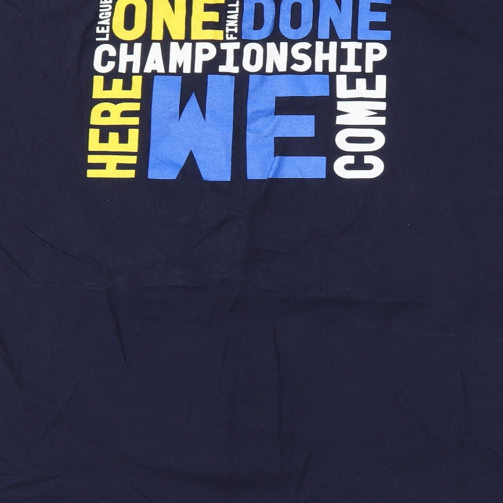 Fruit of the Loom Mens Blue T-Shirt Size XL