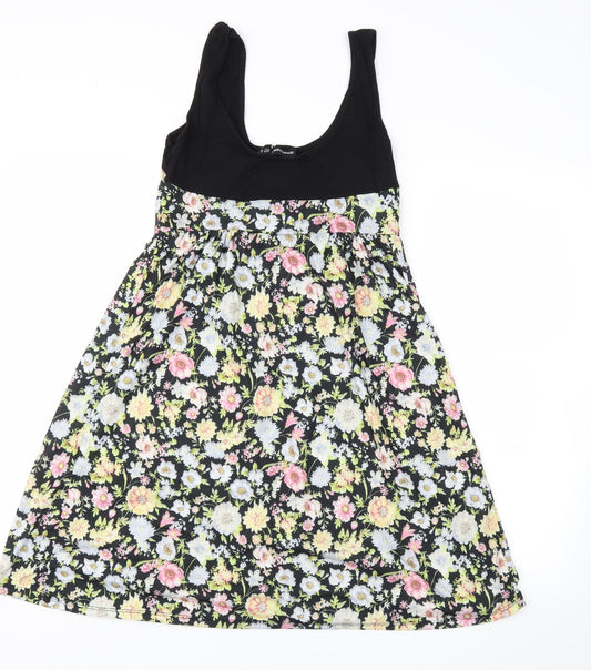 Primark Womens Multicoloured Floral Fit & Flare Size 10