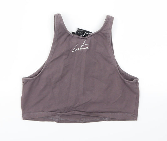 Couture Womens Purple Basic T-Shirt Size M