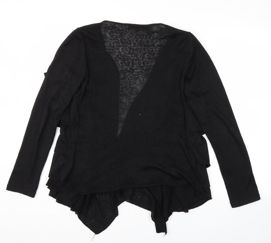 Miso Womens Black Cardigan Jumper Size 12