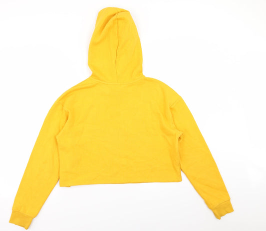 Divided by H&M Womens Yellow Pullover Jumper Size S - crop