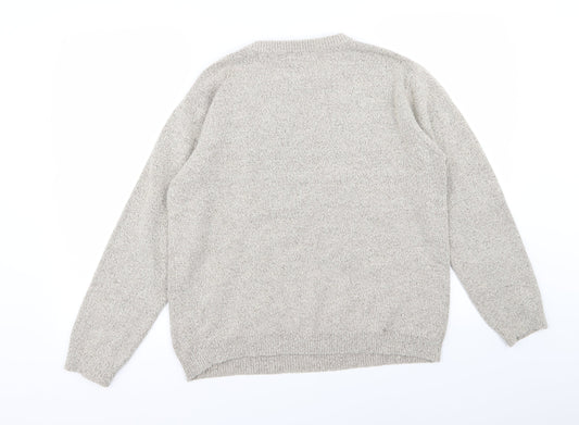 Bernardo Womens Beige Pullover Jumper Size M
