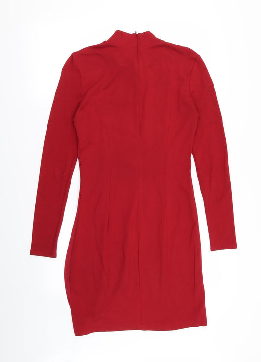 Philosophy Womens Red Pencil Dress Size S
