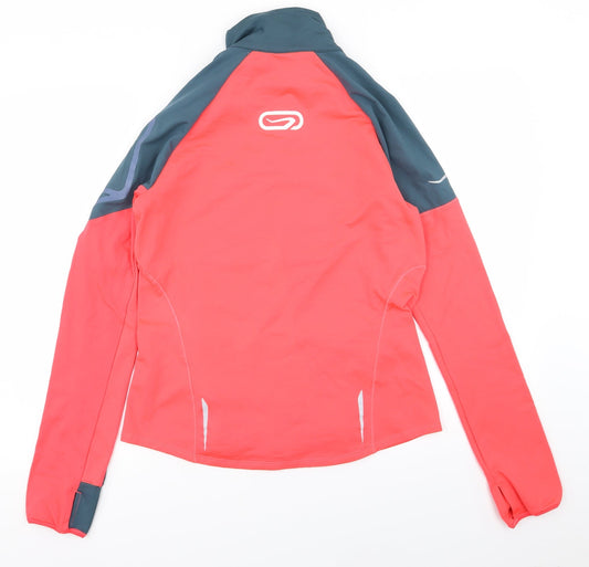DECATHLON Womens Pink Full Zip Jumper Size 10