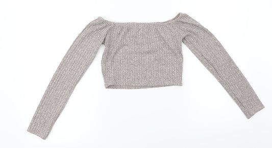 PRETTYLITTLETHING Womens Pink Pullover Jumper Size 8