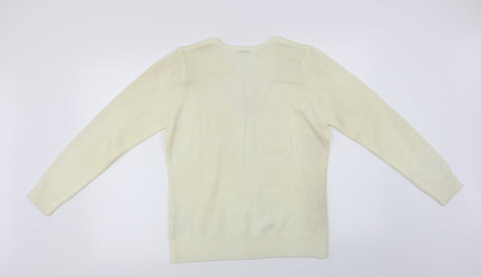 Damart Womens Ivory Pullover Jumper Size 8