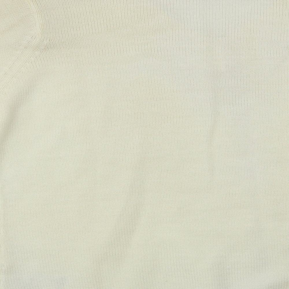 Damart Womens Ivory Pullover Jumper Size 8