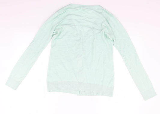 FOREVER 21 Womens Green Cardigan Jumper Size S