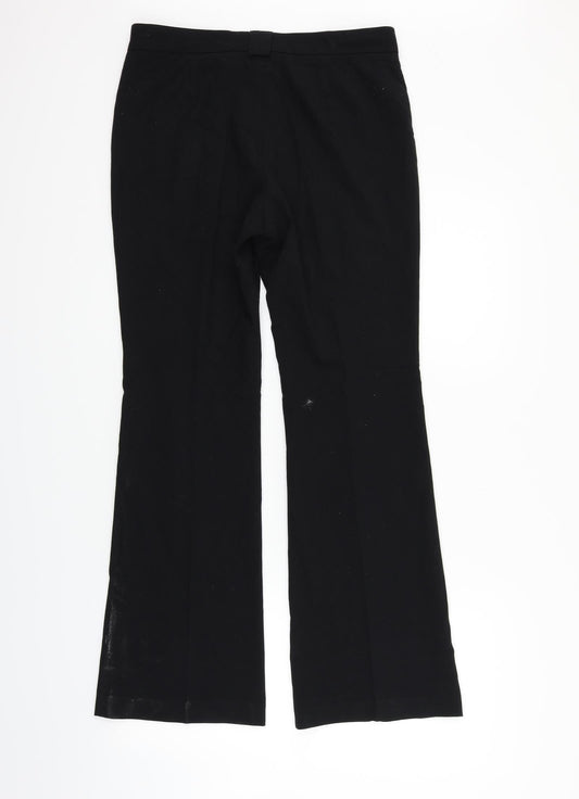 Marks and Spencer Womens Black Trousers Size 30 in L29 in