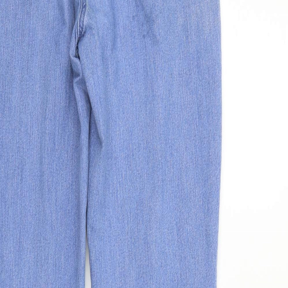 Preworn Womens Blue Straight Jeans Size 10 L28 in