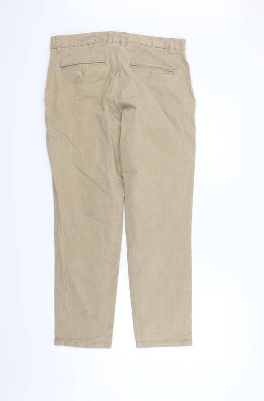 NEXT Womens Beige Trousers Size 34 L28 in