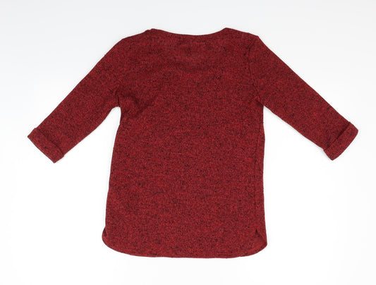 New Look Womens Red Pullover Jumper Size 8