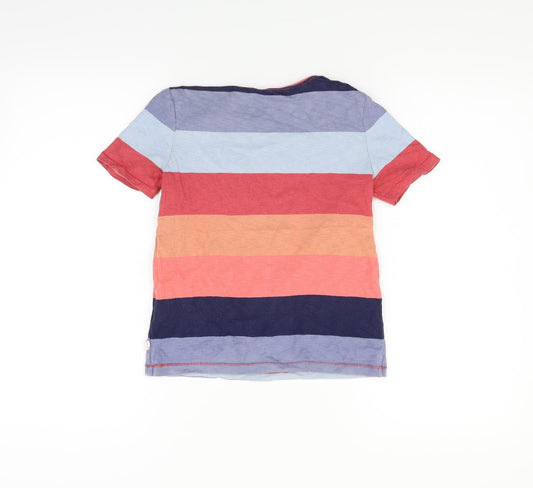 Gap Girls Multicoloured Striped Basic T-Shirt Size S
