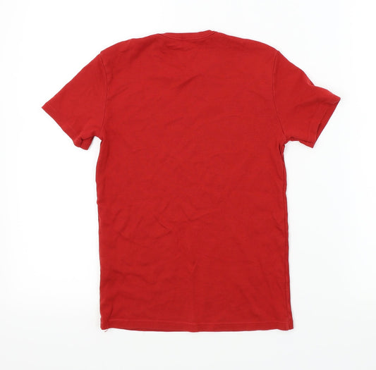 Preworn Boys Red Basic T-Shirt Size S