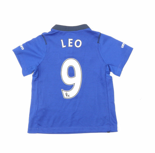 Umbro Boys Blue Basic T-Shirt Size 4-5 Years - Everton FC