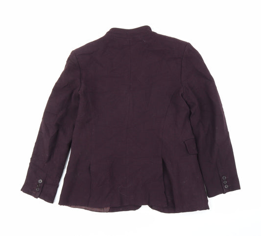 M&S Womens Purple Jacket Size 12