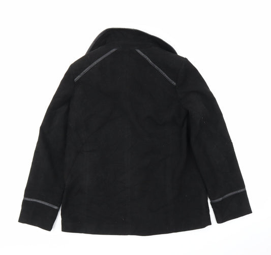 Boohoo Womens Black Jacket Size 12