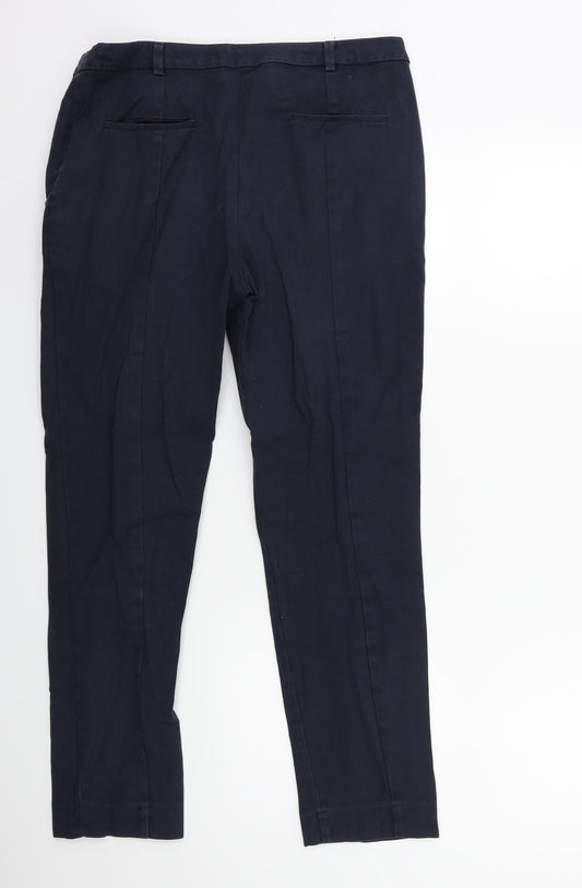 Oasis Womens Black Trousers Size 12 L26 in