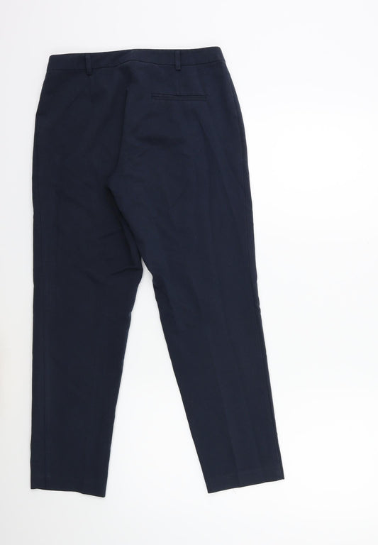 Topshop Womens Blue Trousers Size 8 L26 in