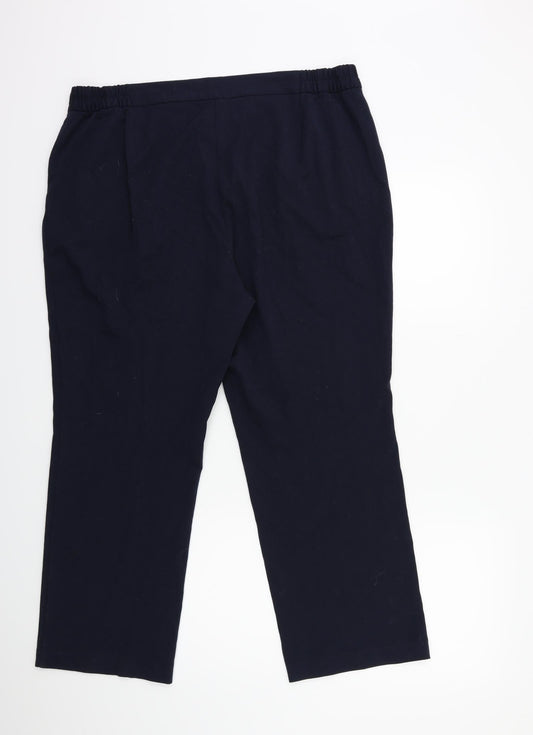Marks and Spencer Womens Beige Trousers Size 16 L27 in