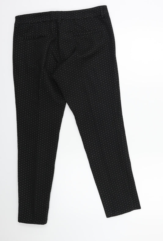 NEXT Womens Black Trousers Size 10 L26 in