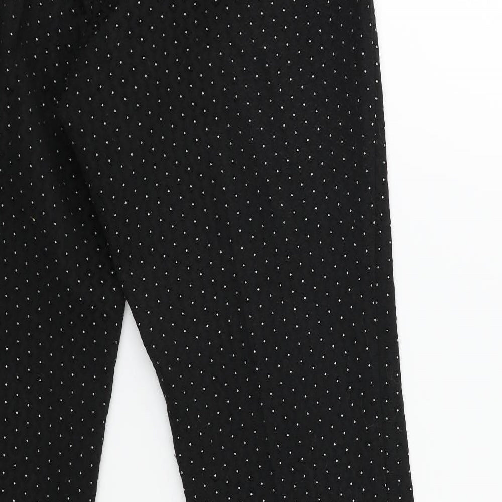 NEXT Womens Black Trousers Size 10 L26 in