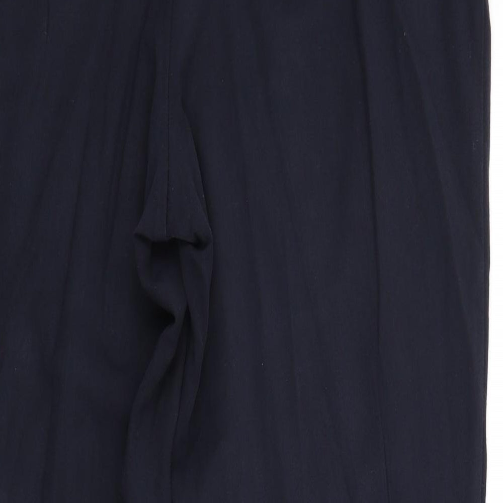 Marks and Spencer Womens Blue Trousers Size 14 L27 in