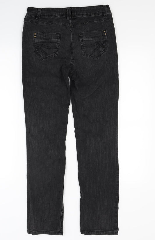 TU Womens Black Denim Skinny Jeans Size 10 L27 in