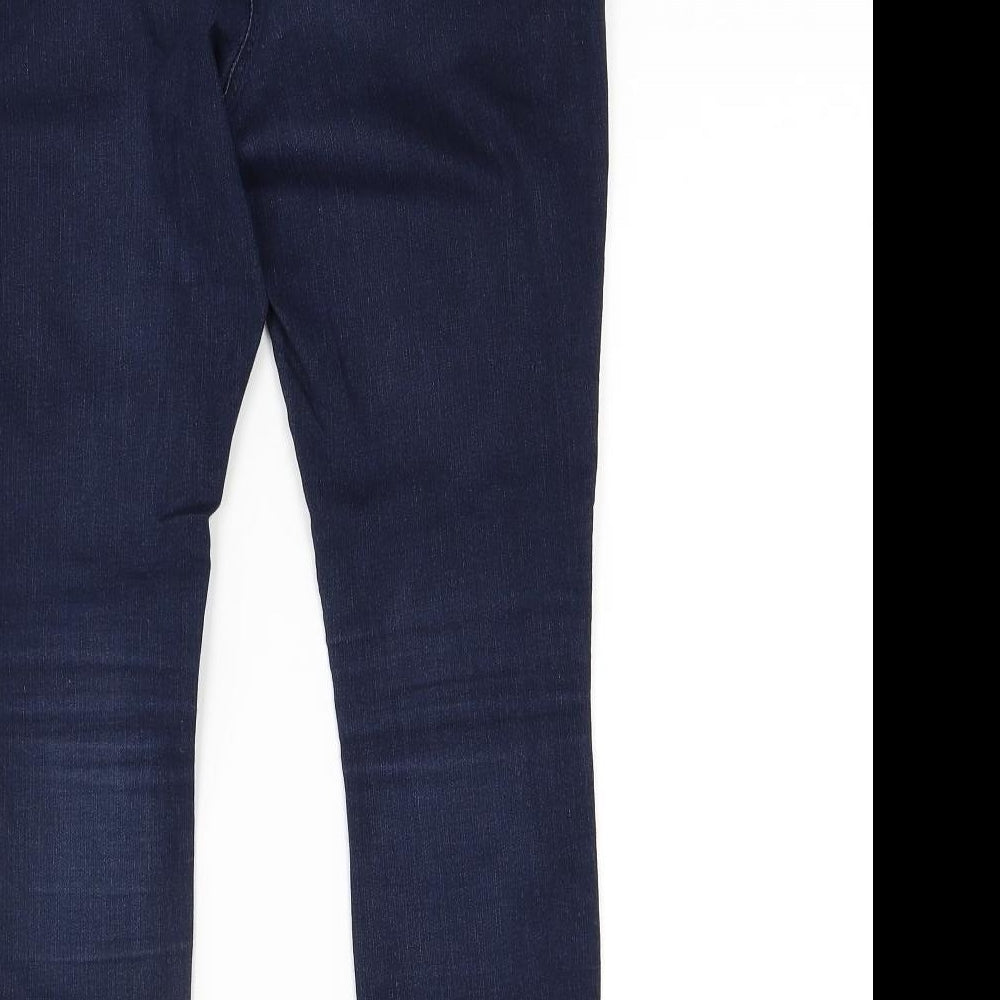 NEXT Womens Blue Denim Skinny Jeans Size 12 L25 in