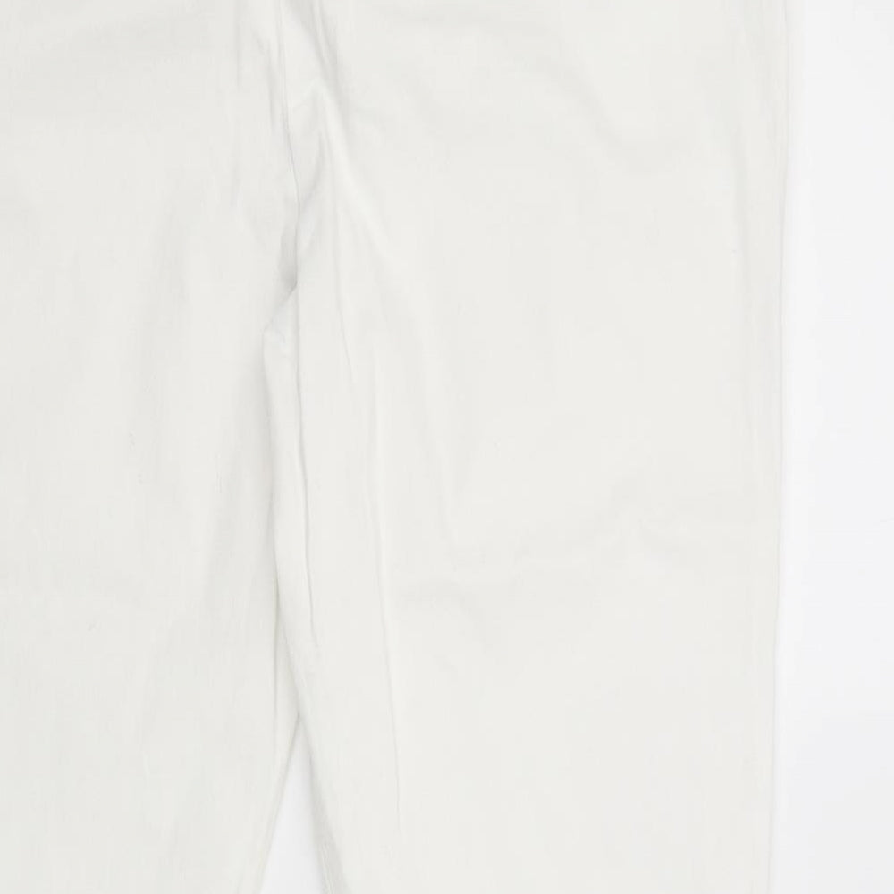 Preworn Womens White Trousers Size 30 in L25 in