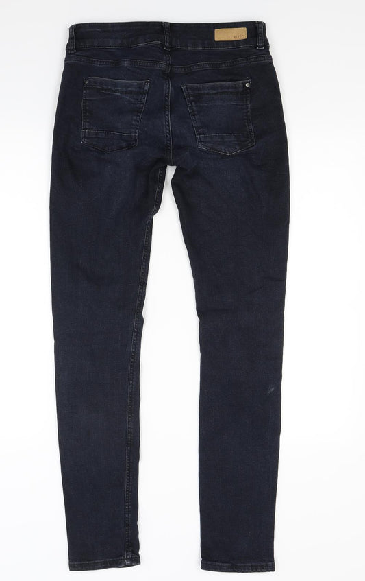 EDC Womens Blue Denim Skinny Jeans Size 27 in L32 in