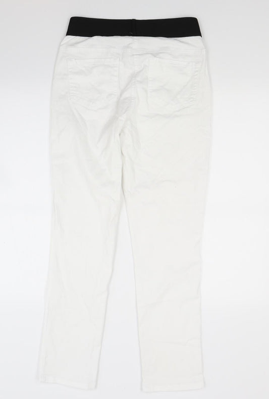 Damart Womens White Jegging Jeans Size 12 L28 in