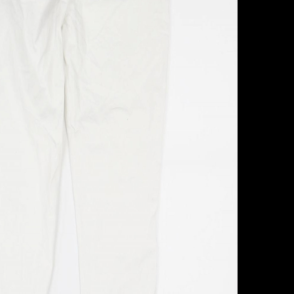 Damart Womens White Jegging Jeans Size 12 L28 in