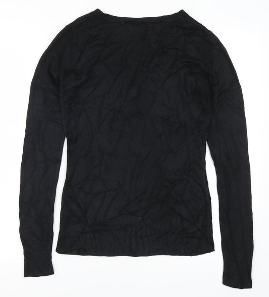 South Womens Black Pullover Jumper Size 8