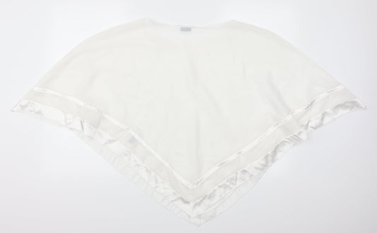 New Look Womens White Tunic Blouse Size 16