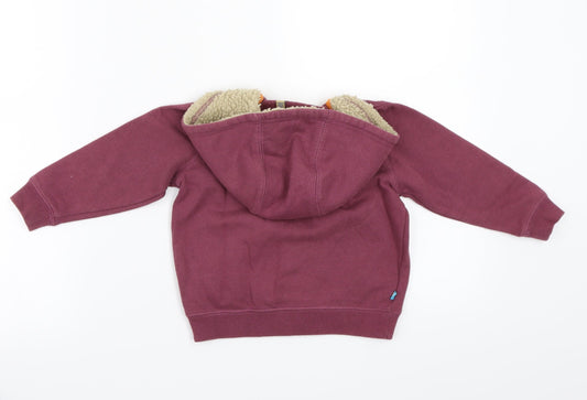 Authentic & british Boys Purple Jacket Coat Size 2 Years