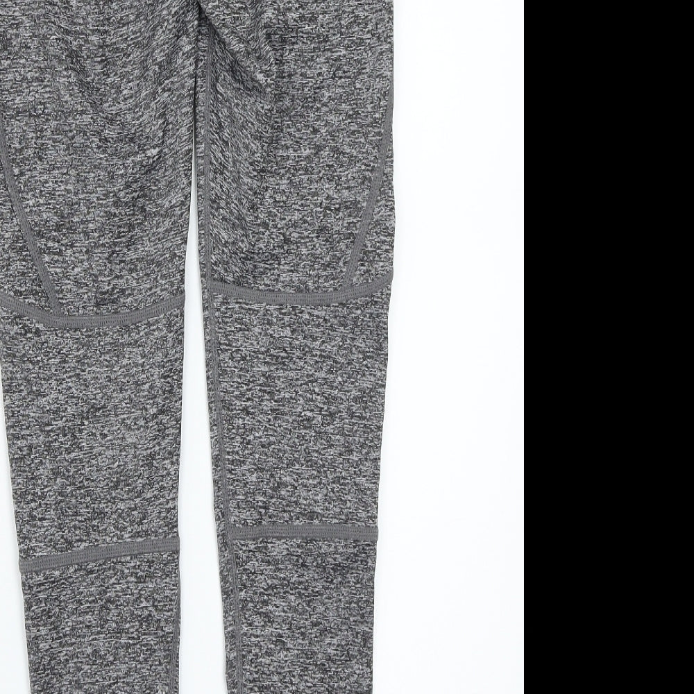 tone time Womens Grey Jegging Leggings Size 8 L26 in