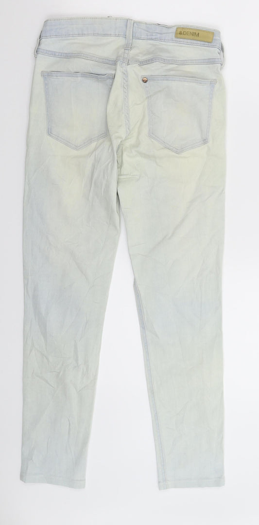 H&M Womens Blue Denim Skinny Jeans Size 27 in L26 in